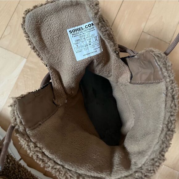 Sorel Explorer II Joan Cozy Waterproof Boot in Delta Fawn 9 - Picture 8 of 14